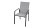 I Chaise de jardin TOULON en deux couleurs Tissu coloris gris