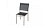 E Chaise de jardin DAVOS en deux couleurs Textilène coloris noir