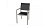 D Chaise de jardin DAVOS en deux couleurs Textilène coloris noir