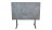 I Table de jardin HPL 80 x 130 cm en 2 couleurs gris foncé avec structure (Bluestone)